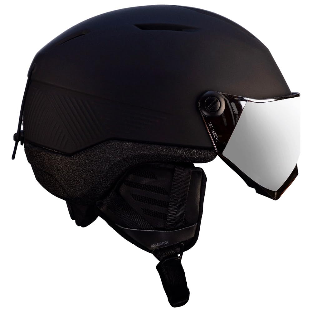 Rossignol - Casque De Ski/Snow Fit Visor Impacts Black Homme - Homme - Noir