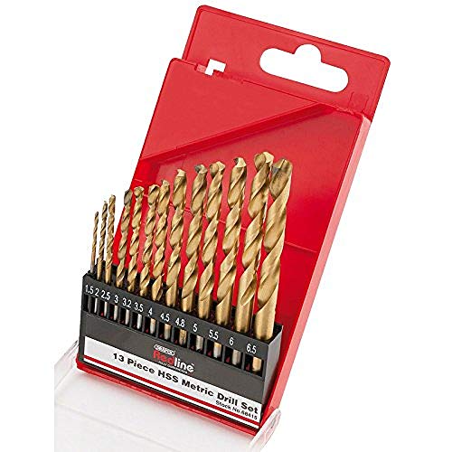 Draper Redline 68415 HSS - Juego de brocas espirales (13 piezas) Cover