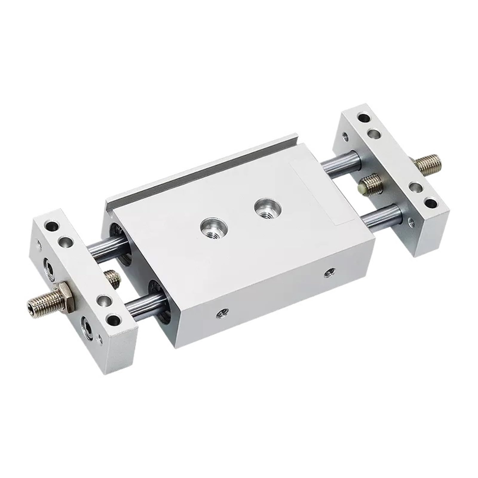 Vérin pneumatique double tige STMB alésage 25mm à course réglable