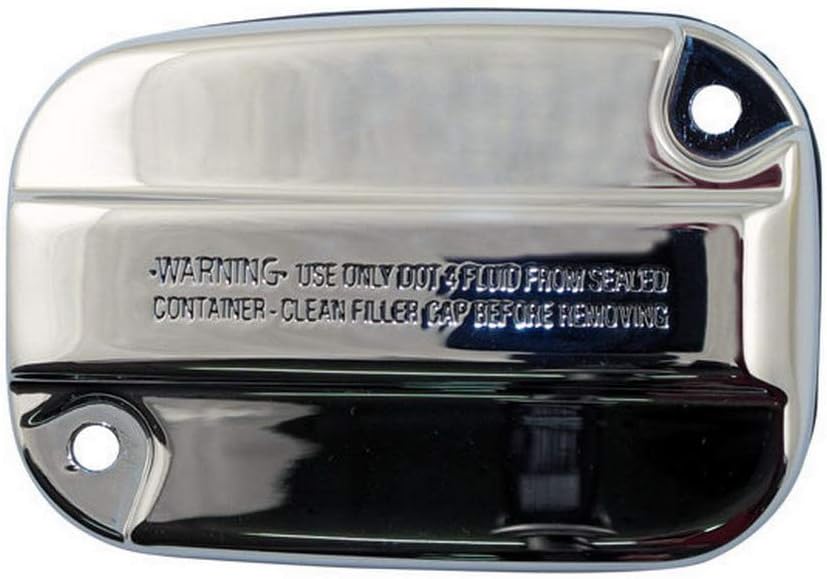 Chrome Front and Rear Master Cylinder Covers for 08/up Harley Touring Models