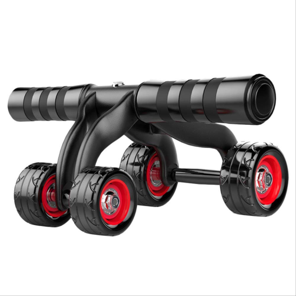 BAJIE Ruota addominale Fitness Addominale Ruota Ab Roller Muscle Trainer Tenere in Forma Ruote Per Vita Gamba Esercizio Casa Palestra Attrezzatura Allenamento