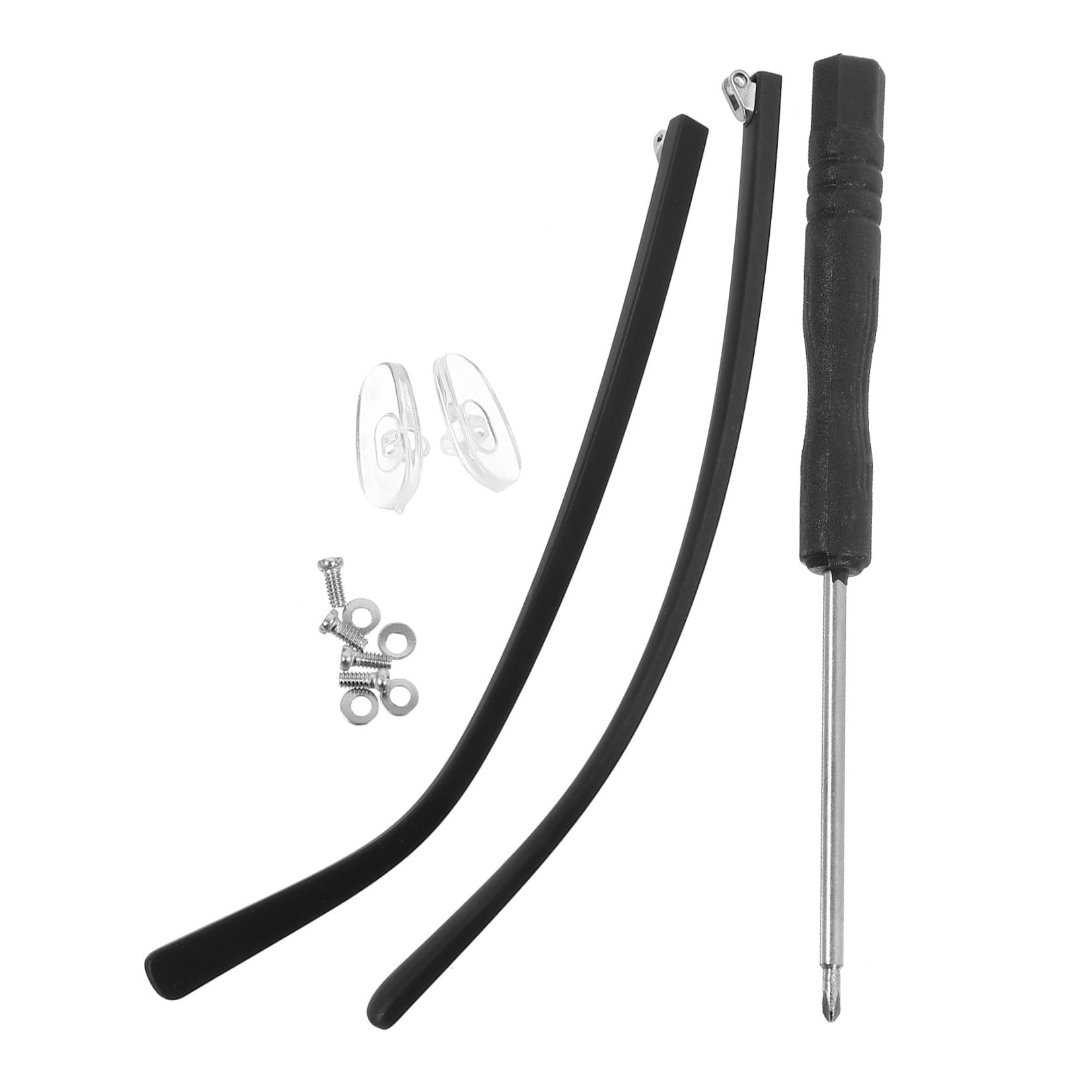 Healeved 4paia Occhiali Di Ricambio Con Braccia Comfort e Design Alla Moda Accessori Per Montatura Per Attività Sportive e Quotidiane