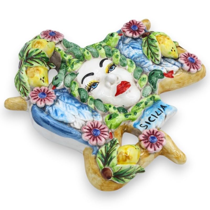 Cerámica Trinacria de Caltagirone decorada a mano Sicilia Bedda 2