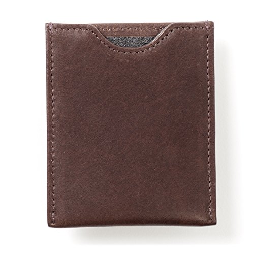 Leatherology Premium Mahogany Men's Slim Money Clip Card Case Wallet4