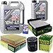 Produktbild Filter Set Inspektionspaket 6 Liter Motoröl MoS2 Leichtlauf 10W-40 MANN-FILTER Innenraumfilter Luftfilter Ölfilter