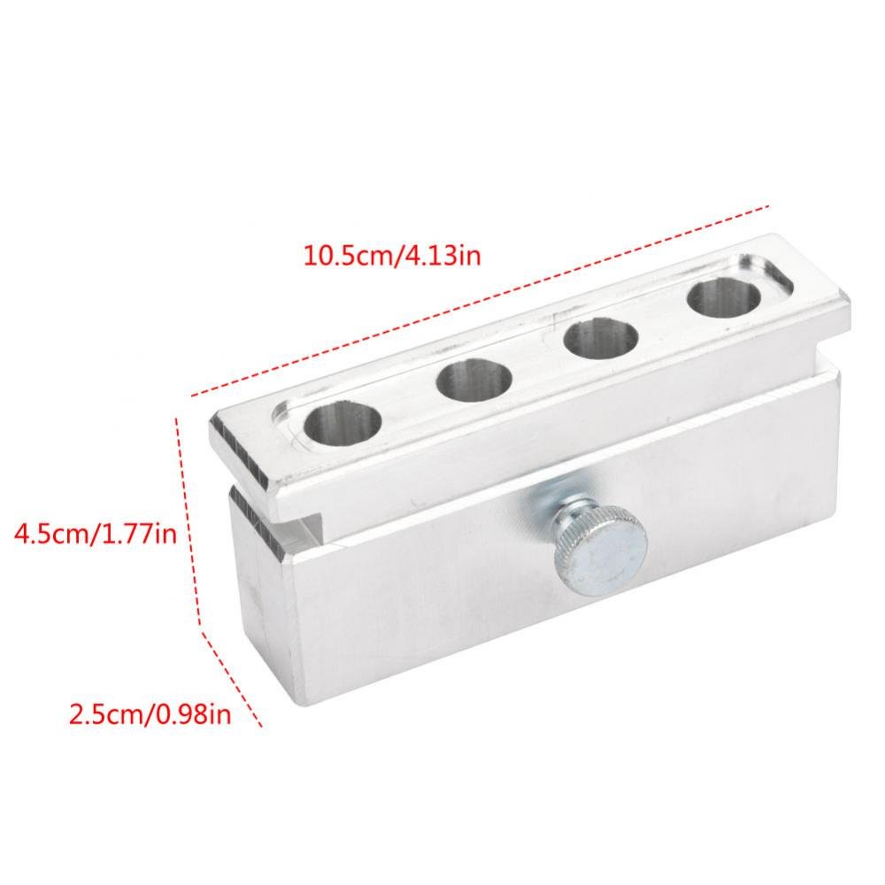 DIY Lipstick Tool, Aluminum Alloy Lip Balm Holder Cosmetic Lipstick Making Kits Lip Gloss Balm Fill Maker Tools(#2)
