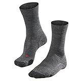 falke tk2 wool test Sport FALKE 3 Paar Trekkingsocken TK2 Socken Damen Leicht gepolsterte Wandersocke, Farbe:Asphalt Melange 3180, Socken & Strümpfe:37-38