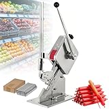 UORDBY Gewerbliche Wurstverpackungsmaschine, manuelle U-förmige Verschließmaschine, 700 Zyklen/Stunde, für Lebensmittelverarbeitungsbetriebe und Fleischgefrieranlagen Machine+u508