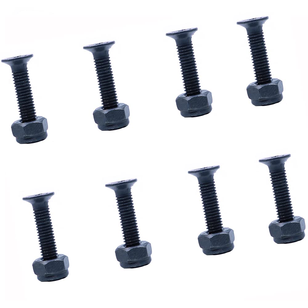 Set Viti E Dadi Per Skateboard ANCLLO - 16 Pezzi 27mm, Nero, Per Longboard E Truck - Foto 12