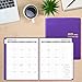 Appointment Book 2025 - Appointment Planner with Weekly ＆ Monthly Spread, January - December, 8.5’’ x 10.5’’, Large, 15 Minute Increments, 2025 Daily Planner with Pockets, Tabs, Flexible Soft Cover
