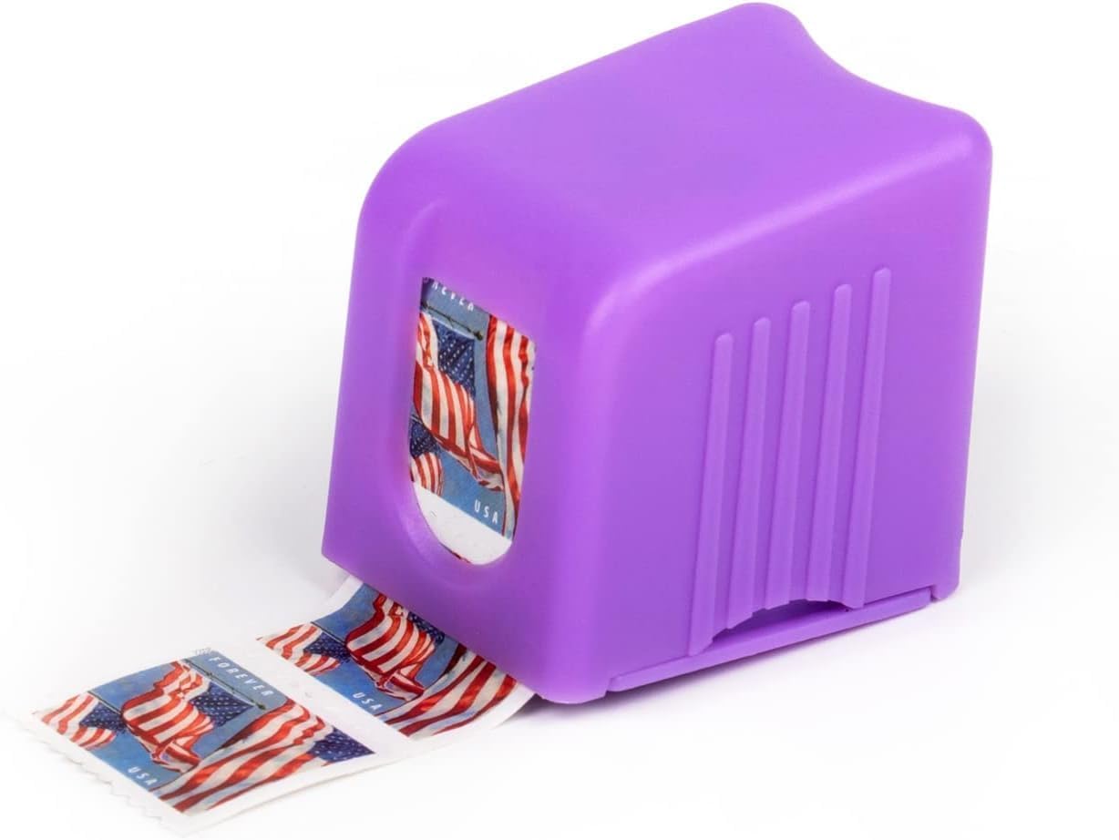 Stamp Roll Dispenser Holder for A Roll of 100 Forever