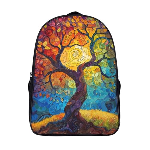 Mochilas escolares anime Tree of Life 3D y bolsa de viaje para niños de primaria 40cm