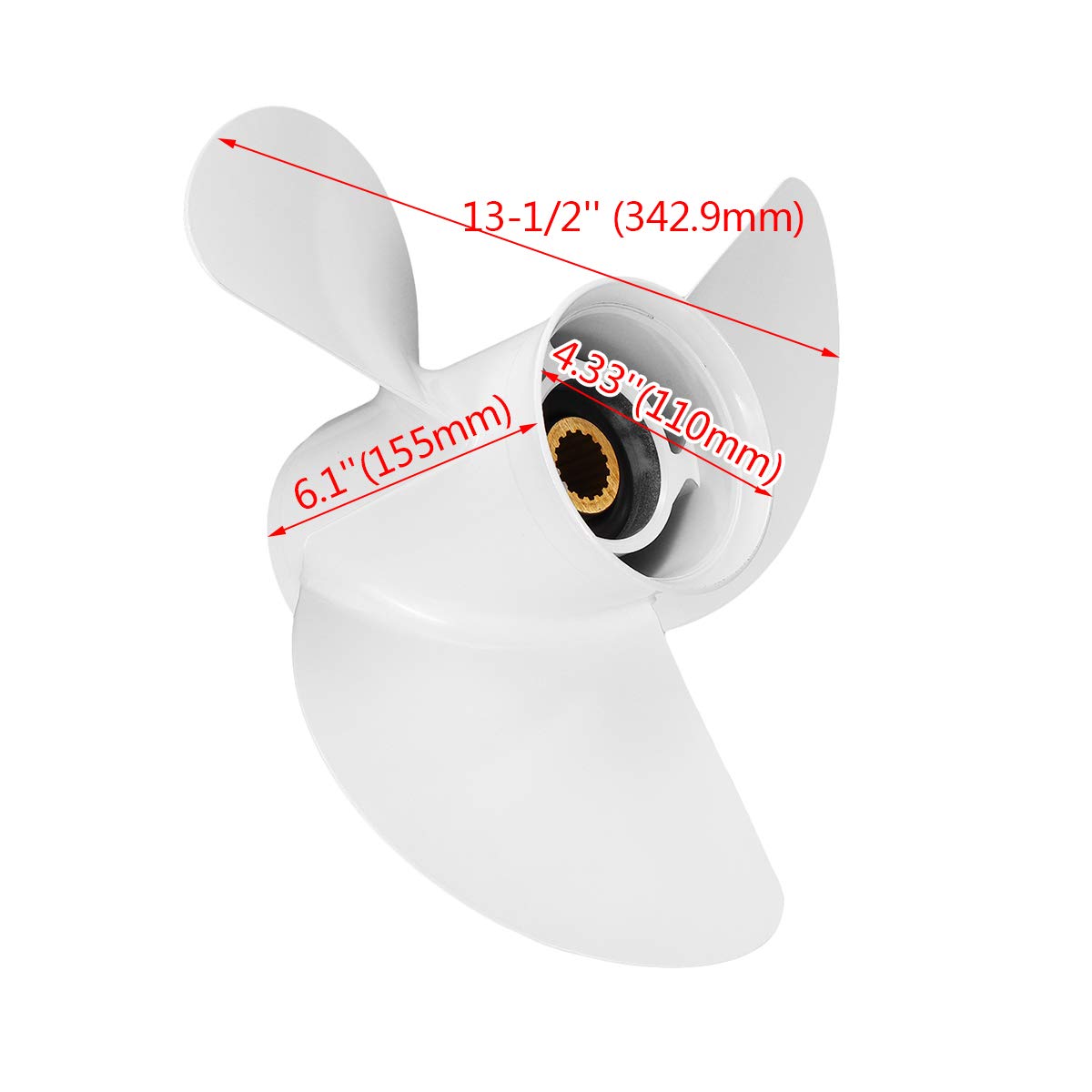 Szwaldaper 6E5-45947-00-EL per Elica fuoribordo for barche per marine 13