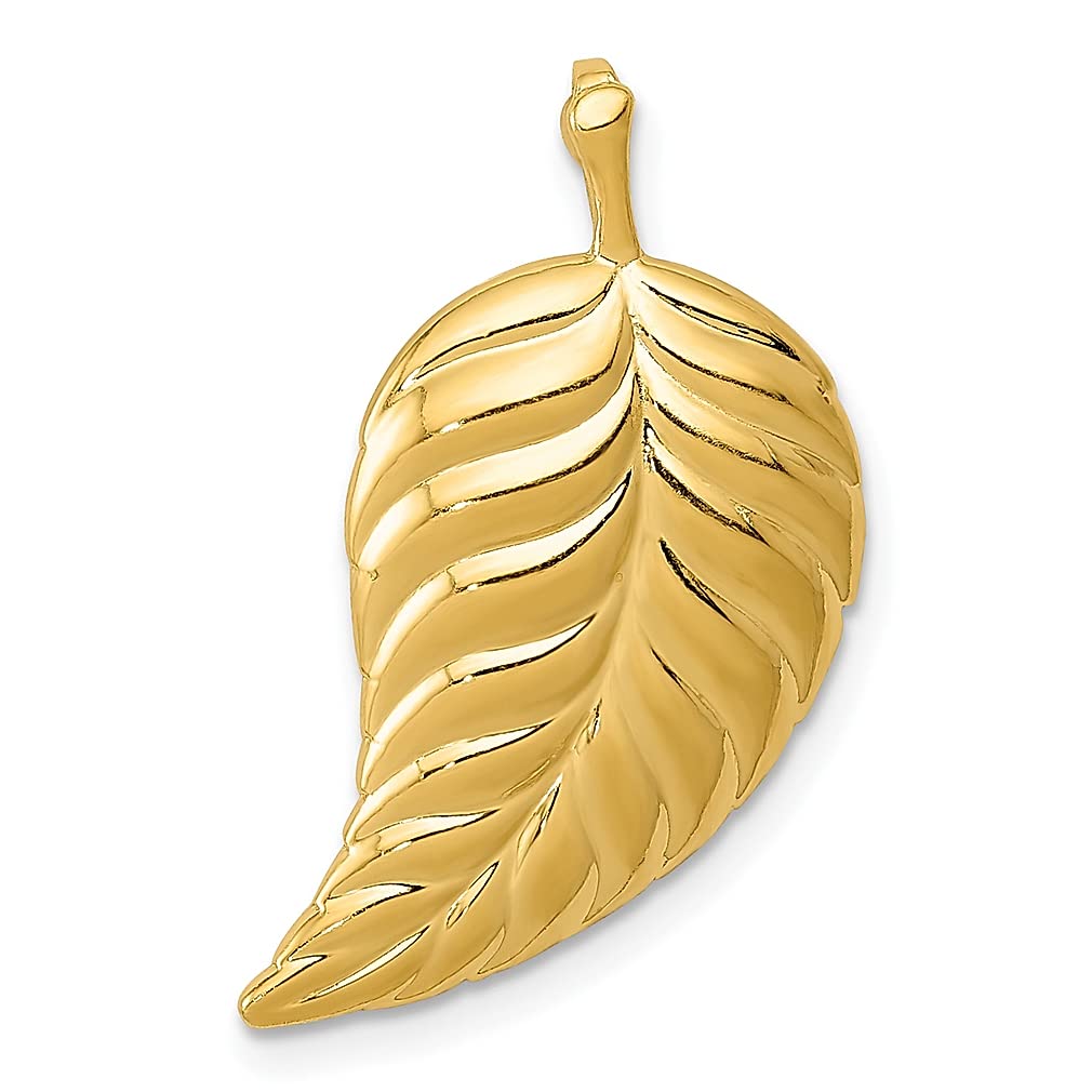 IceCarats Designerska biżuteria 14K polerowany łańcuszek Slide