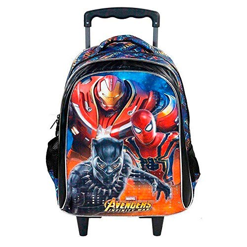 Mochila de Rodinhas Avengers Armored 14' - Xeryus