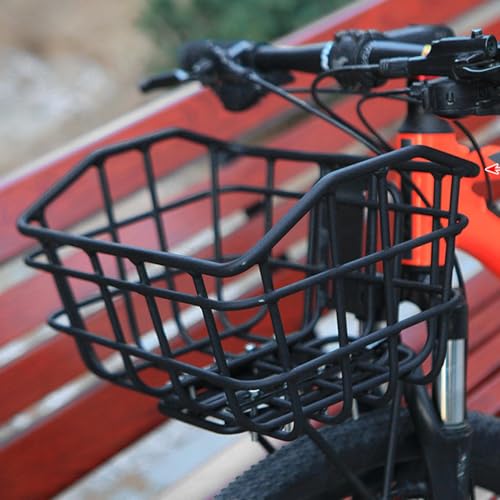 Großer Fahrradkorb Vorne Aluminiumlegierung Vorderkorb Mit Großer Kapazität, Schnell klick Halterung, Fahrrad Korb, Lenkerkorb Fahrrad Vorderradkorb, Tragkraft Als Einkaufskorb Für Outdoor Abenteuer