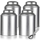 Round Stackable Tea Tin Canister Containers 5.4