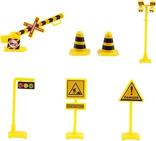 Totority 63 Peças Brinquedos De Madeira Para Crianças Brinquedos Educativos Brinquedos Educativos Para Crianças Mini Brinquedos Brinquedos Para Crianças Sinal De Semáforo Brinquedo