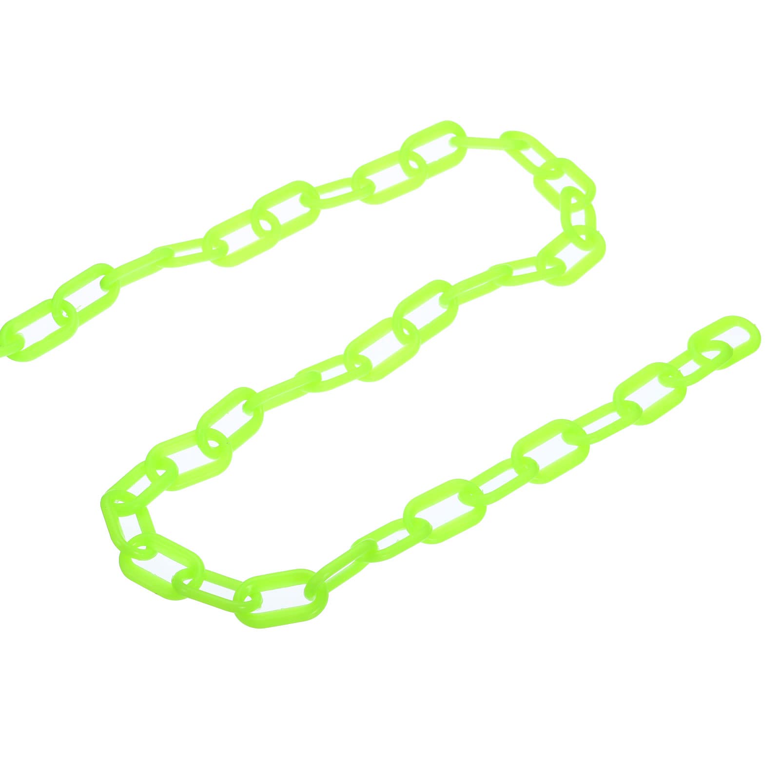 PATIKIL Cadena Barrera Plástico 0.2" Diámetro 16 Pies Longitud Verde