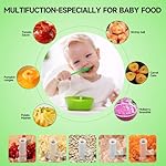 Manual Food Processor Vegetable Chopper, Portable Hand Pull String Garlic Mincer Onion Cutter for Veggies, Ginger, Fruits, Nuts, Herbs, etc., 500ml,（Gray-green） - Image 5