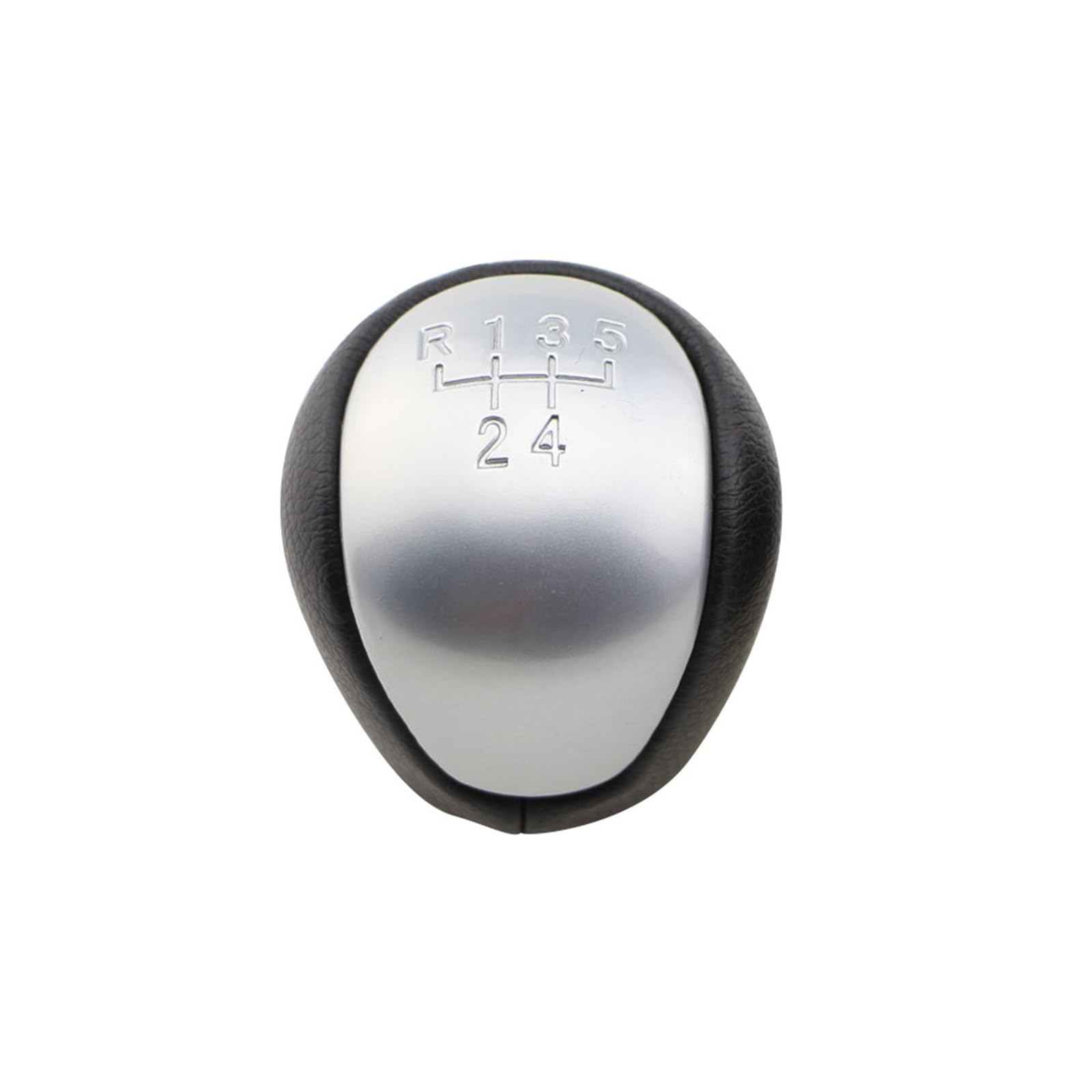 WYLWSHA Shift Gear Knob Cover 5 Speed Gear Shift Knob Car-Styling Shifter Lever Handball for Hyundai for Elantra for I30 2008 2009 2010 2011 2012(Matte Sliver)