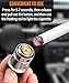 ESEWALAS Car Cigarette Lighter,Pop-Out Cigarette Lighter,12V Lighter Plug Auto Replacement Accessories Fits Most Vehicles Socket,Metal Plastic Construction Cigarette Lighter