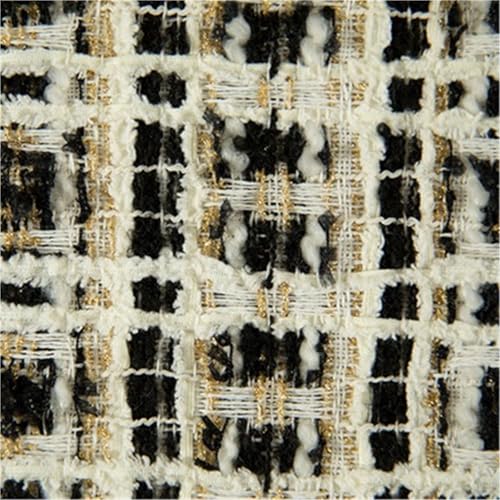Tissu tweed au mètre mélange laine polyester pour couture veste