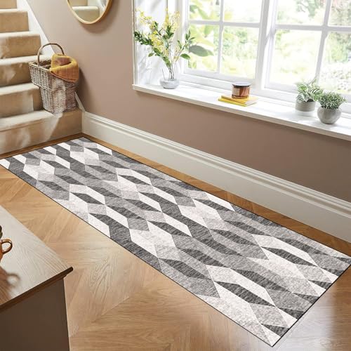 Alfombra Cocina Lavable de 40 x 240 cm felpudo antideslizante con base protectora de goma 2