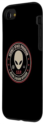Vista 47 de iPhone 12 Pro Max Secret Space Program / Alien Liaison Officer Insignia Design Case