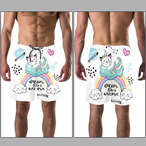 Maillot de bain chat arc-en-ciel JDEZ confortable