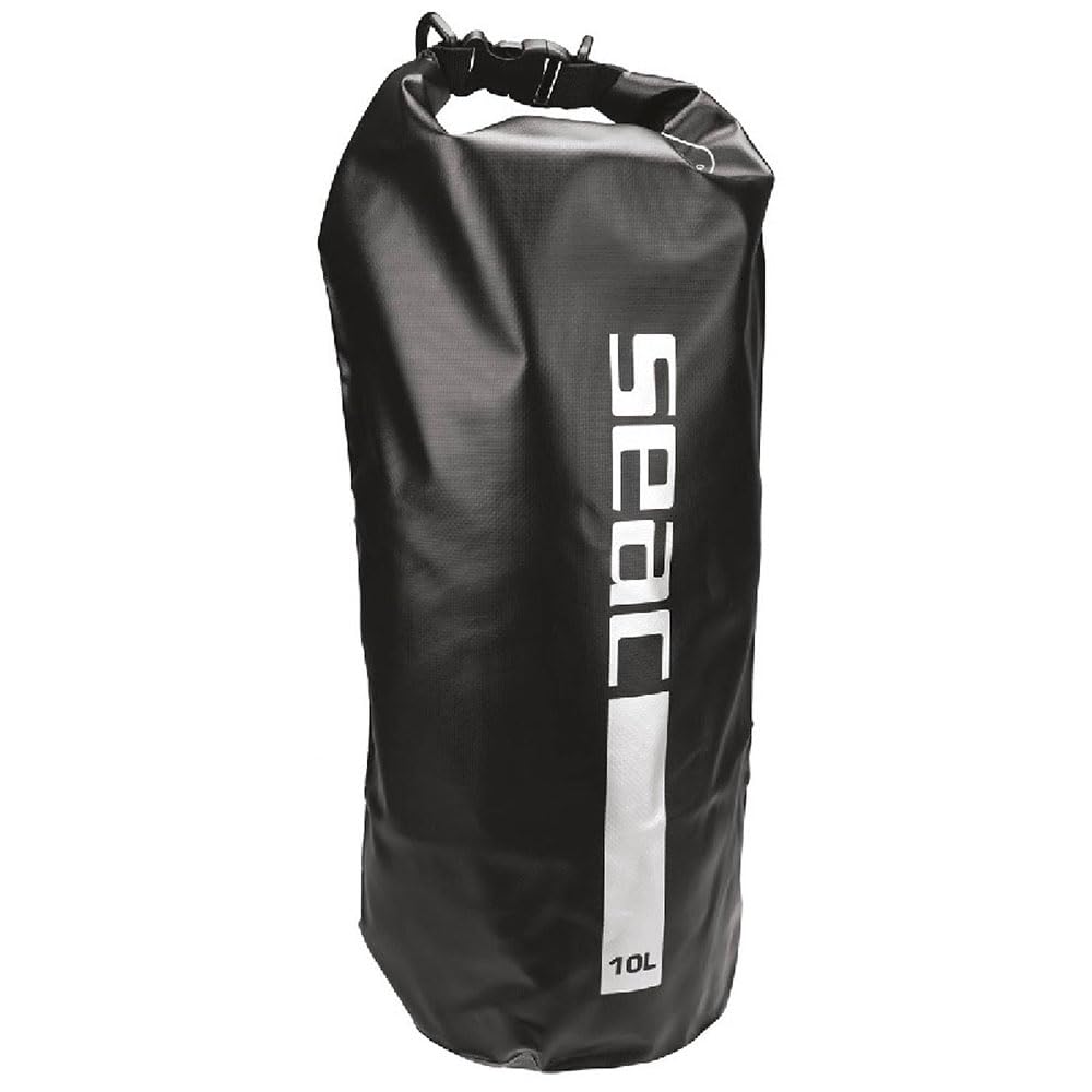 SEAC Dry Bag for Diving, Fishing, Boating and Outdoor Activities, 10 lt, black