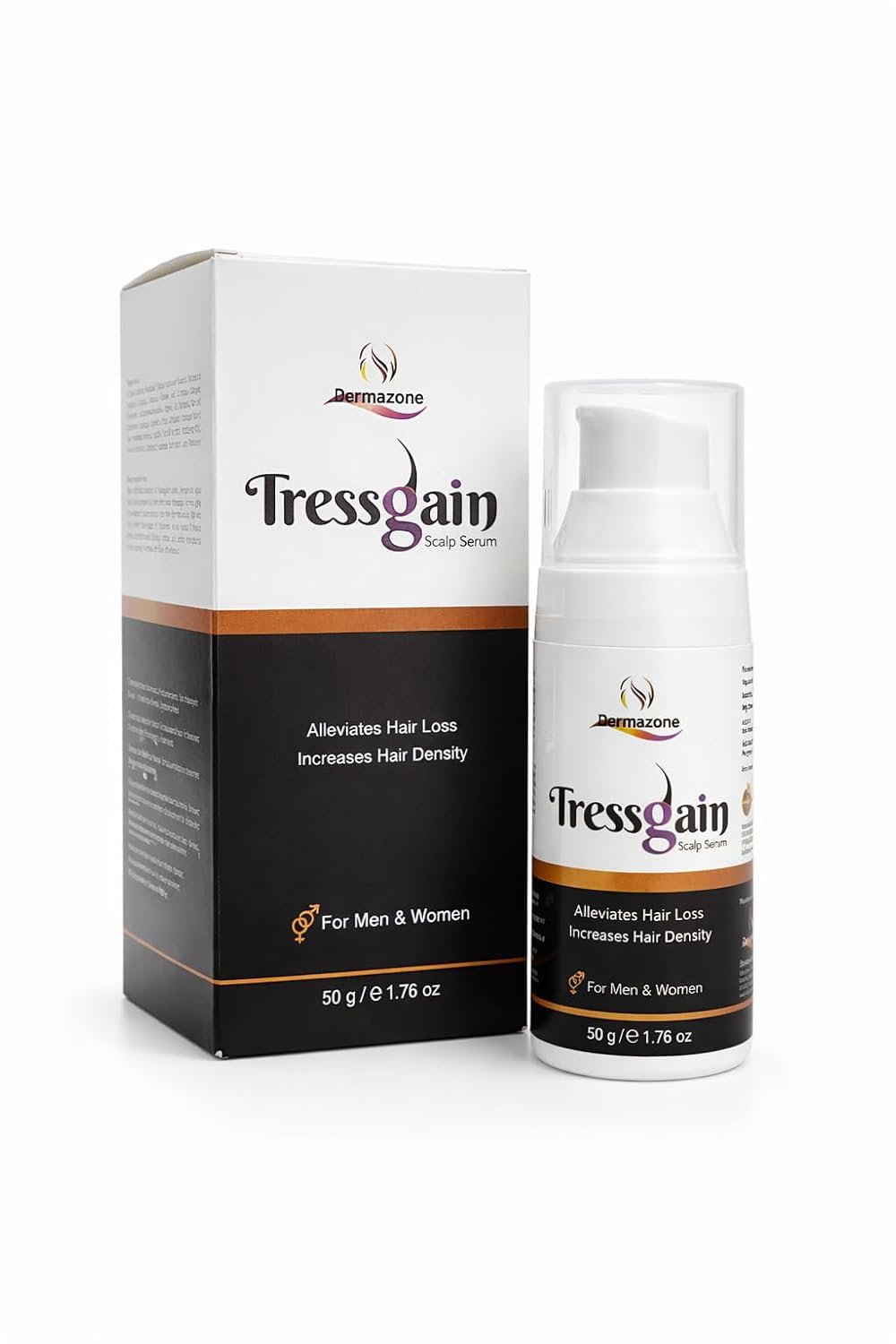 Tressgain Scalp Serum for Hair Growth, Hair Loss Treatment for Men and Women, Increases Hair Density, 50g