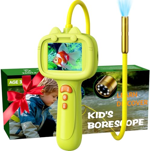 Borescope Camera with Light for Kids | STEM Science Educational Toy for 4 5 6 7 8 9 10 12 Years Old Boys & Girls | Birthday Gift for Outdoor...
