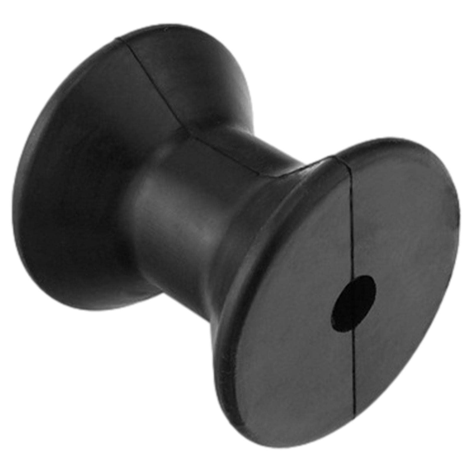 Aramox Marine Keel Rollers - 2-Pack White Nylon Bow Rollers For Boat Trailers, Yachts & Lifeboats (51x50mm)