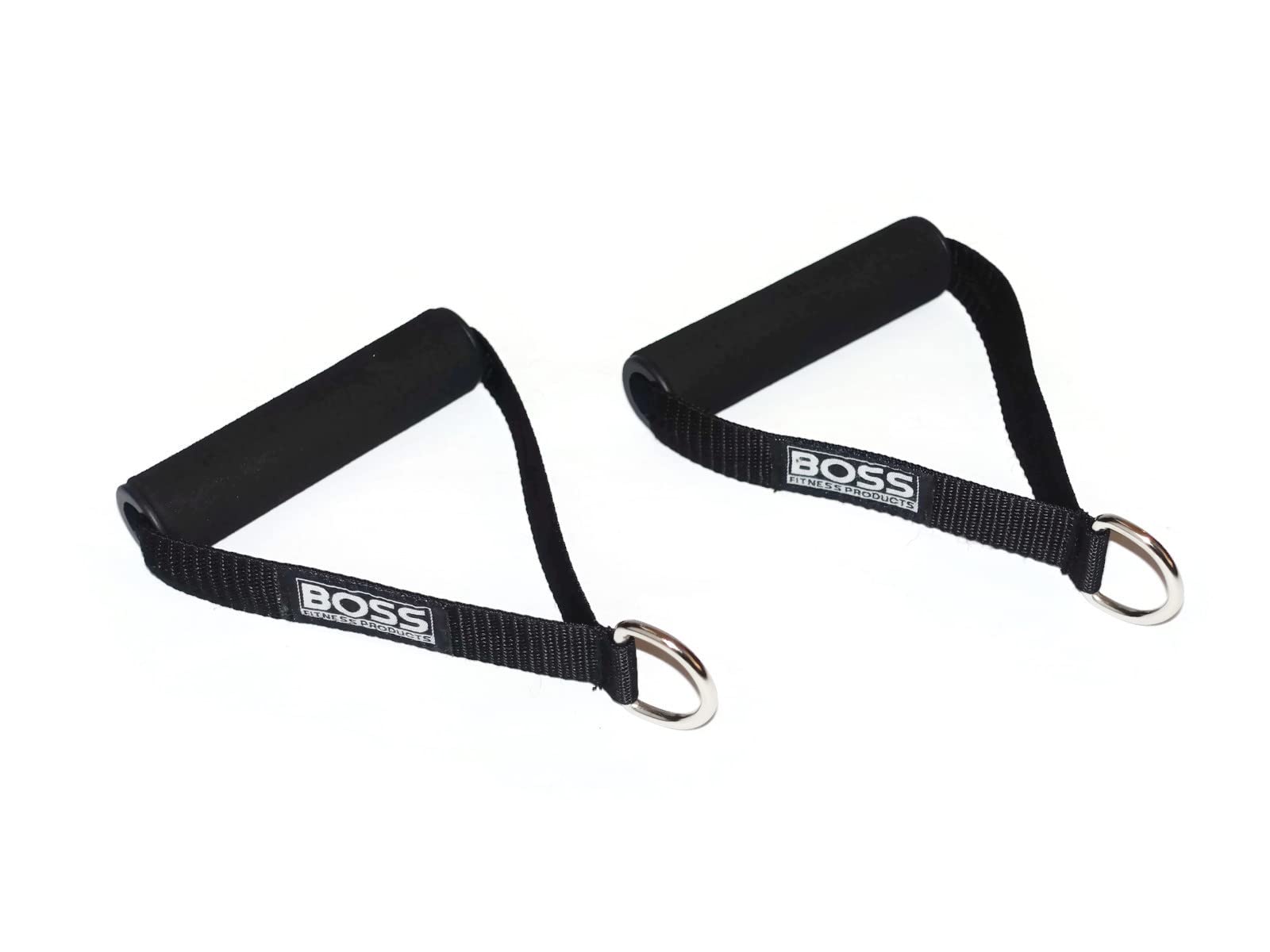 Soft Grip Exercise Handles - Set of 2 - Great for Adjustable Resistance Bands & Cable Machines