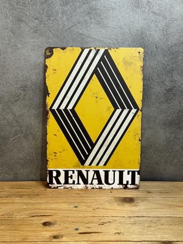 PLAK2L -Plaque Métal Vintage Décorative Renault - 30x20cm
