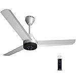 Colorbot Stella BLDC Ceiling Fans 1200mm | BEE 5 Star Rated 370 RPM | Savings up to 65% | Remote Control (Boost, Timer, LED, Reverse Mode) | 4 Years Warranty (Arctic White)
