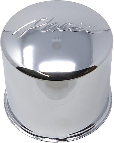 111HM / Tapa central cromada Pacer Push-Thru / 5.11 pulgadas de diámetro/4.95 pulgadas de alto