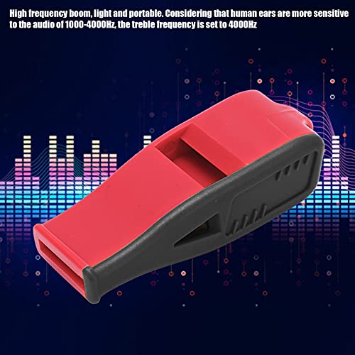Silbato profesional para árbitros en ABS rojo y negro miniatura 5