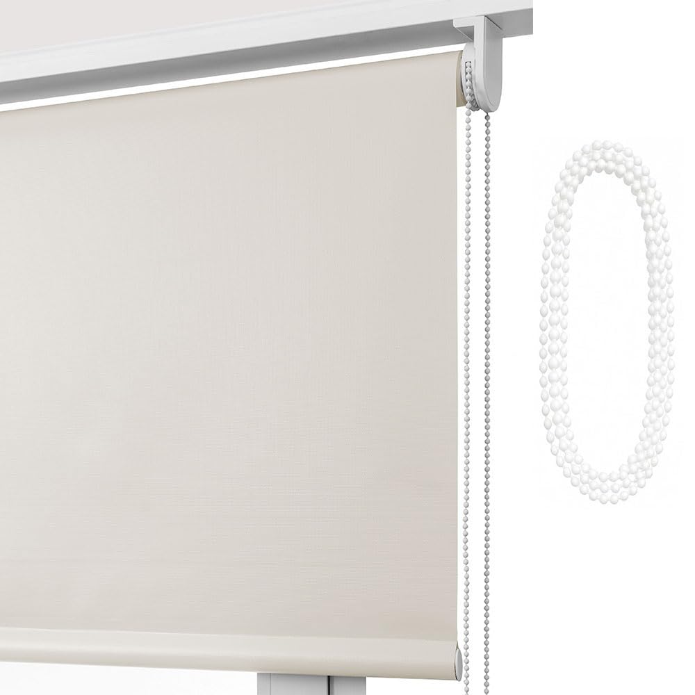 Estor Eclipse/Opaco Y TÉRMICO con Cadena de Repuesto: para Interior/Exterior/Medidas Ancho X AltoContactaremos para Ajuste sin Cargo Color: Crudo. Medidas: 120cm x 160cm