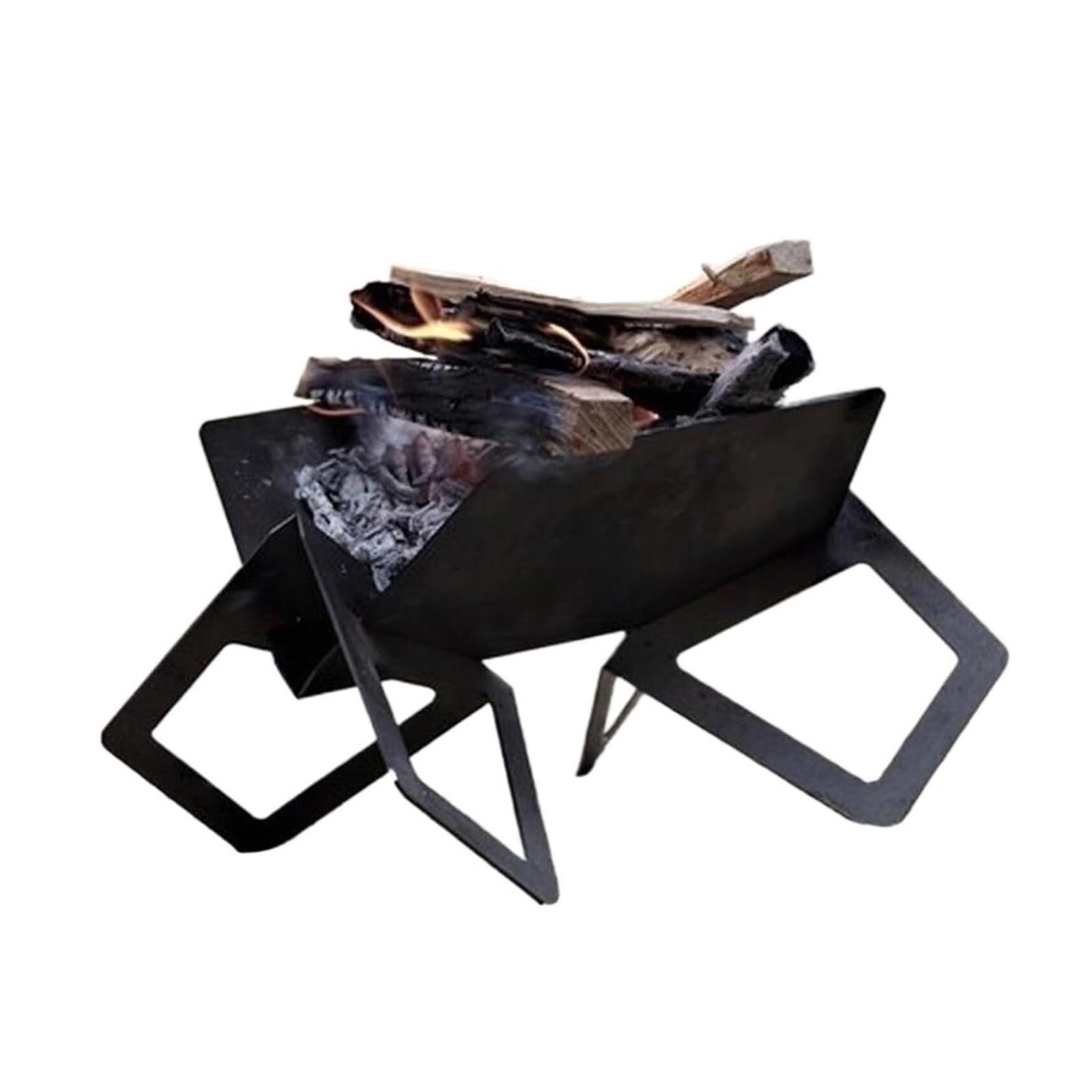 Soporte para Hoguera, Fogón Portátil Pequeño Exteriores, Rejilla Parrilla