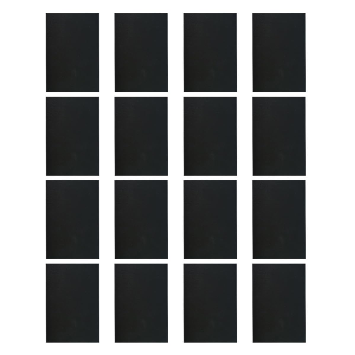 Feuilles Magnétiques Noires Réutilisables en PVC Souple pour Décoration Extérieure