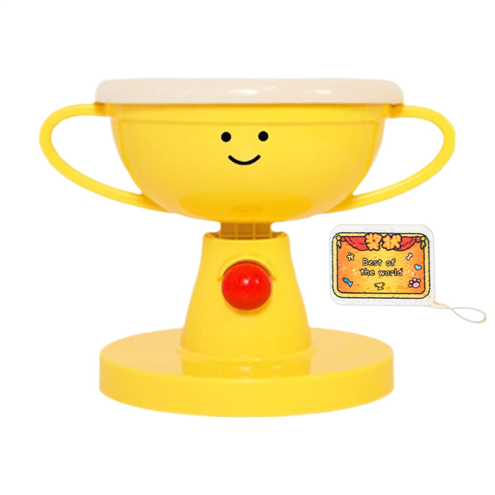 Gamelle d'alimentation inclinée pour chat et chiot en forme de trophée