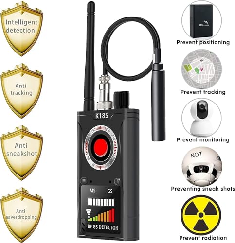 Hidden Camera Detectors, Camera Detector,Anti Spy RF Signal Detector Bug Detector,Camera Detector for Hotels,Bug and Hidden Camera Detector,Hidden Camera Detectors and Bug Detector,8Levels Sensitivity - Image 3