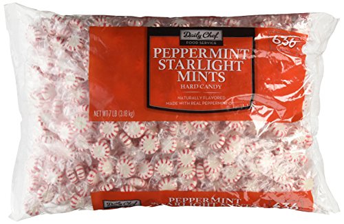 Daily Chef Member's Mark Peppermint Starlight Mints (7 Pounds, 636 Count)