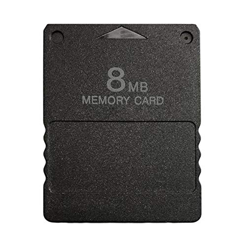 Durable, compact design. itYukiko Compact Design 8MB Memory Card Suitable for PS2 Playstation 2 PS 2 Black