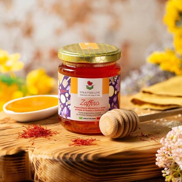EMILIA FOOD LOVE | Zaffiro - Miel de Acacia y Azafrán 250g
