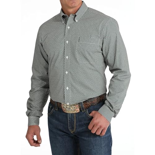 Cinch Men's Green Modern Fit Button Down3