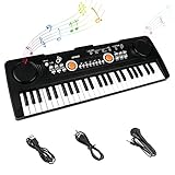 Kids Piano Keyboard 49 Keys Electronic Piano with Mic Music Keyboard Piano Musical Instruments Toy Gift for Girls Boys Children