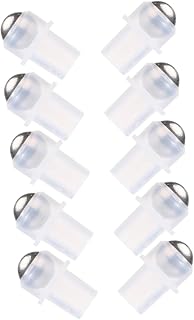 10pcs PE Plastic Roller Ball Inserts for Essential Oil and Perfume Bottles Replacement Roller Balls 16 Teeth for Travel and Personal Use